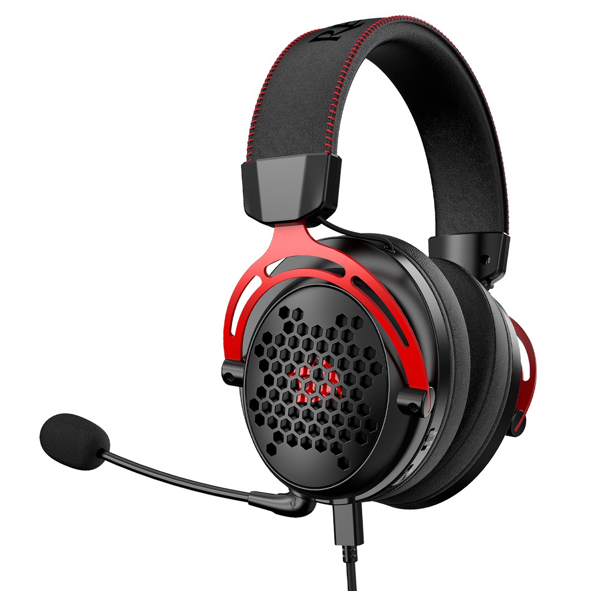 Headset Gamer Redragon Diomedes, USB+3.5mm, 7.1 Virtual, Drivers De 53mm, Preto, H386