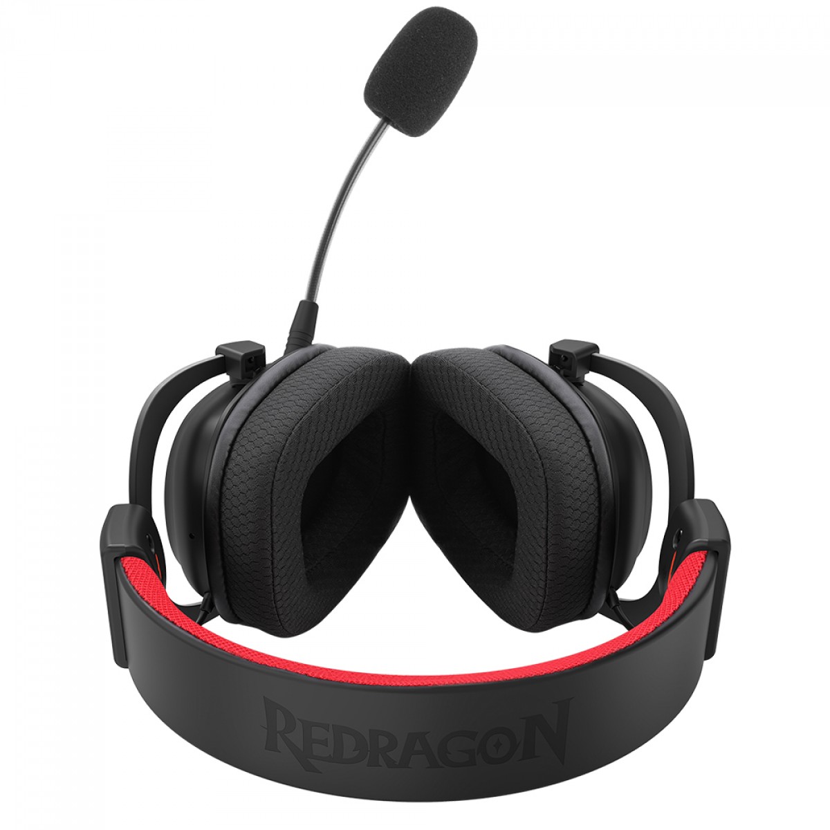 Headset Gamer Redragon Flamengo Vulture, Drivers de 53mm, 3.5mm, Múltiplas Plataformas, Microfone removível, Preto e Vermelho, FL530
