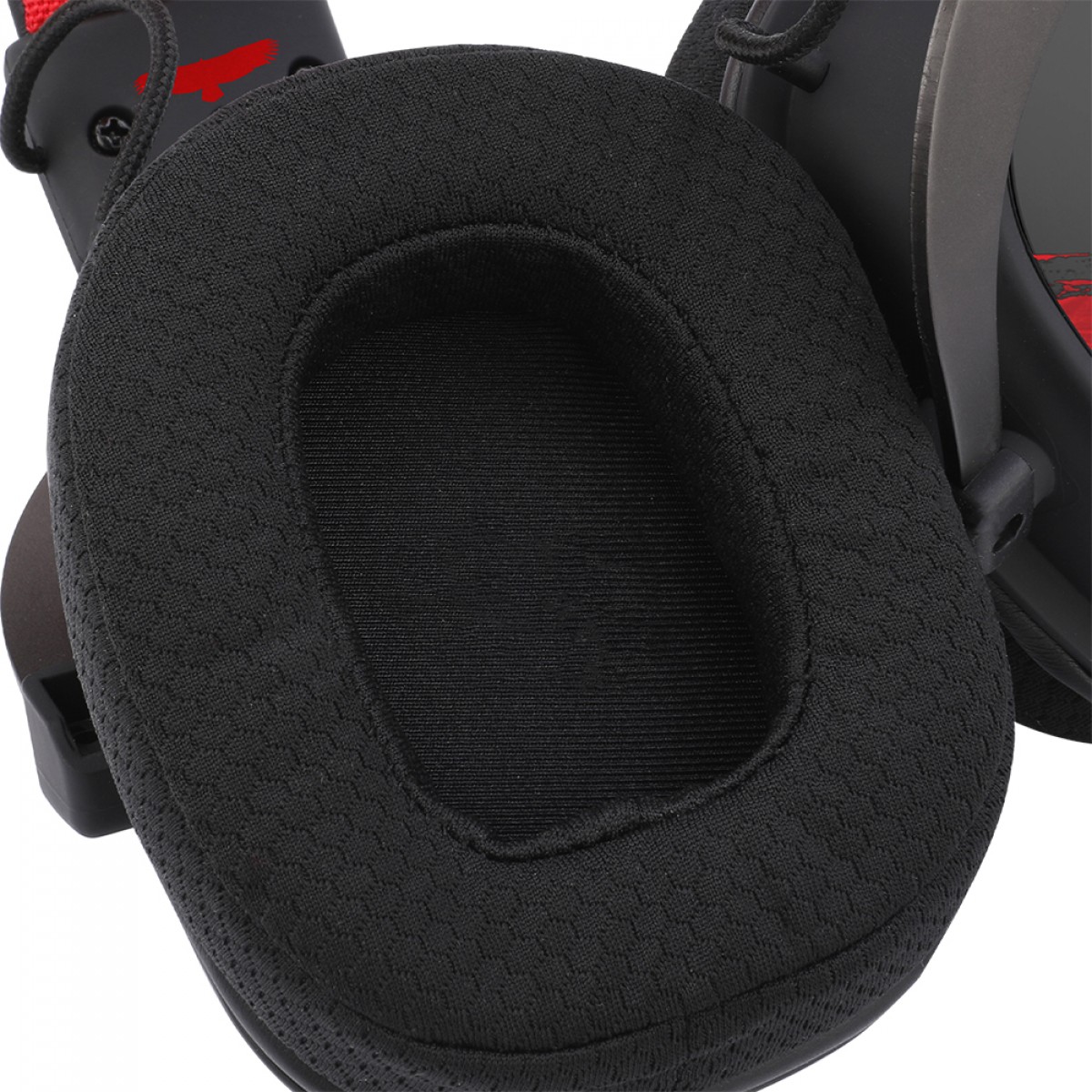 Headset Gamer Redragon Flamengo Vulture, Drivers de 53mm, 3.5mm, Múltiplas Plataformas, Microfone removível, Preto e Vermelho, FL530