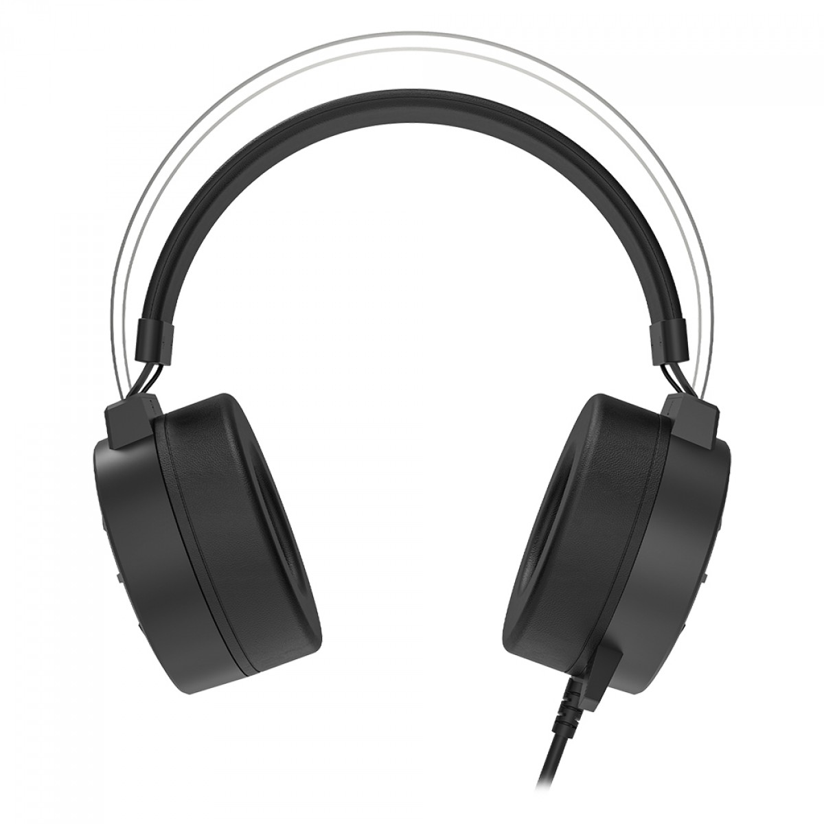 Headset Gamer Redragon Grandel, RGB, Drivers de 40mm, USB, Preto, H314-RGB