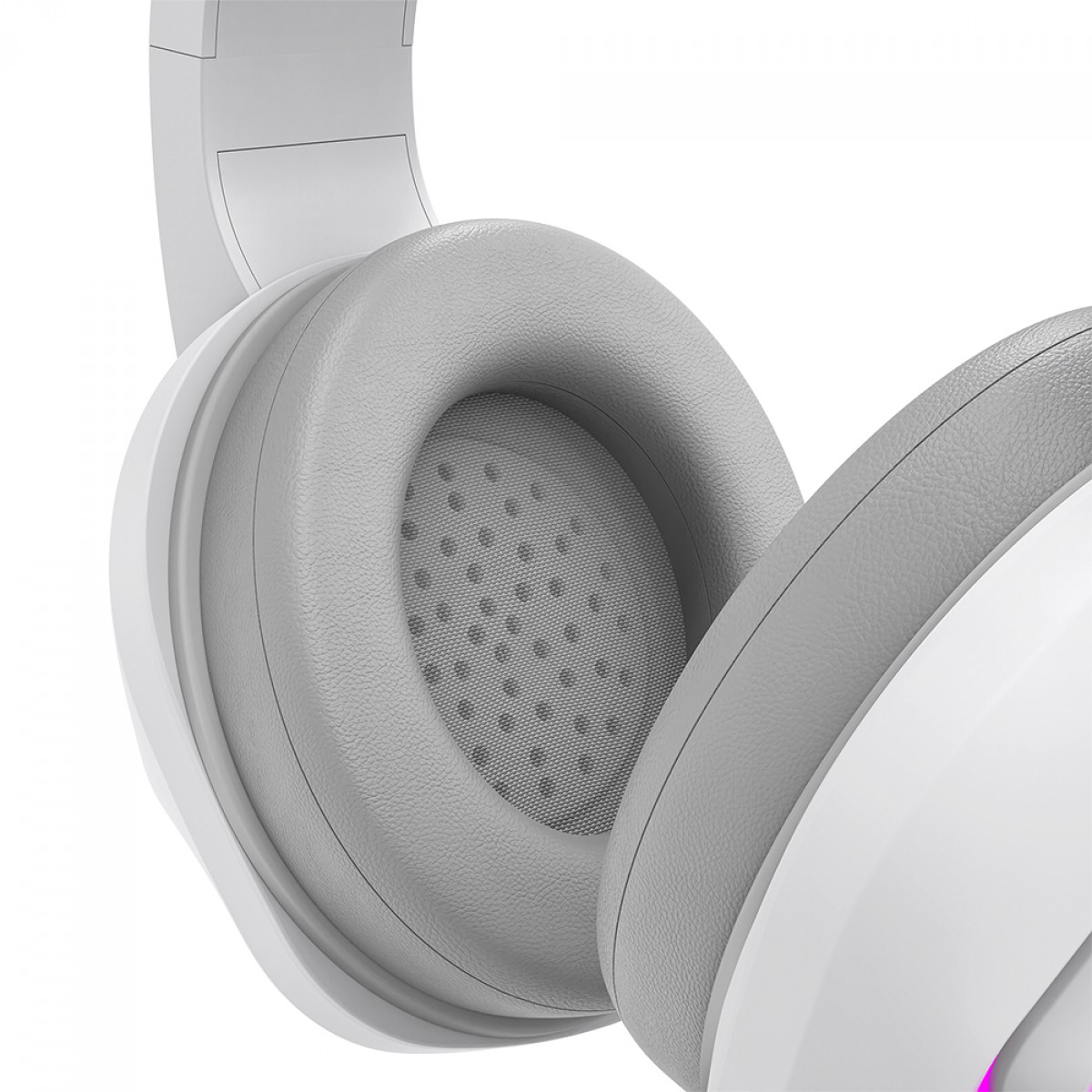 Headset Gamer Redragon Medea, RGB, 3.5mm, Múltiplas Plataformas, White, H280W-RGB