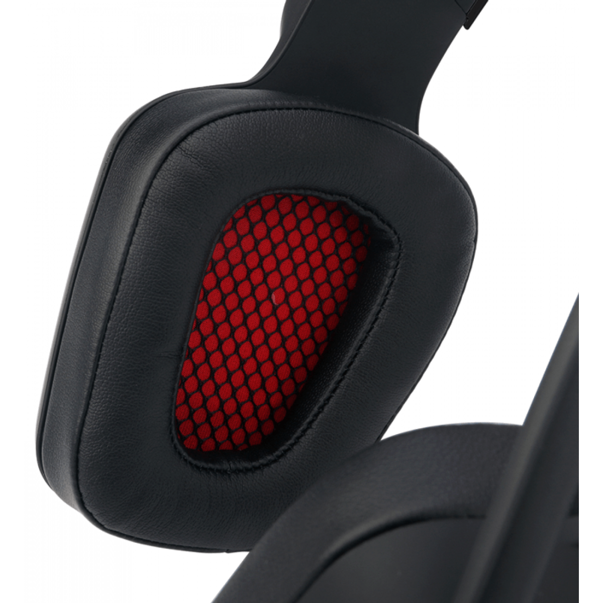 Headset Gamer Redragon Muses H310 Surround 7.1 USB Preto/Vermelho