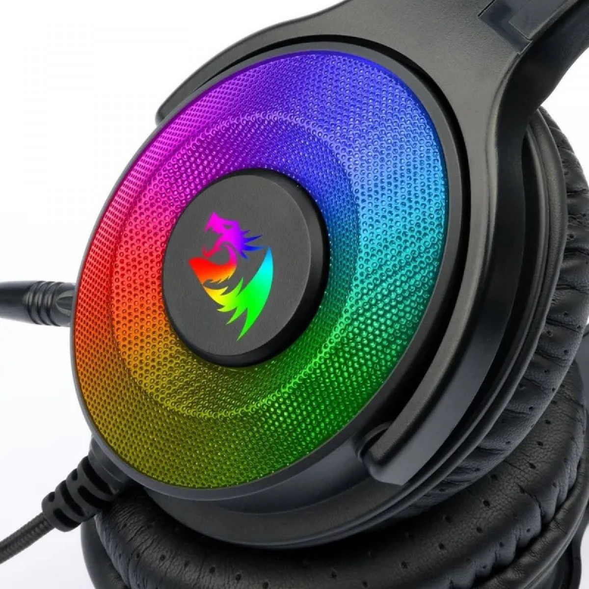 Headset Gamer ReDragon, Pandora, RGB, USB, Microfone Destacável, H350RGB