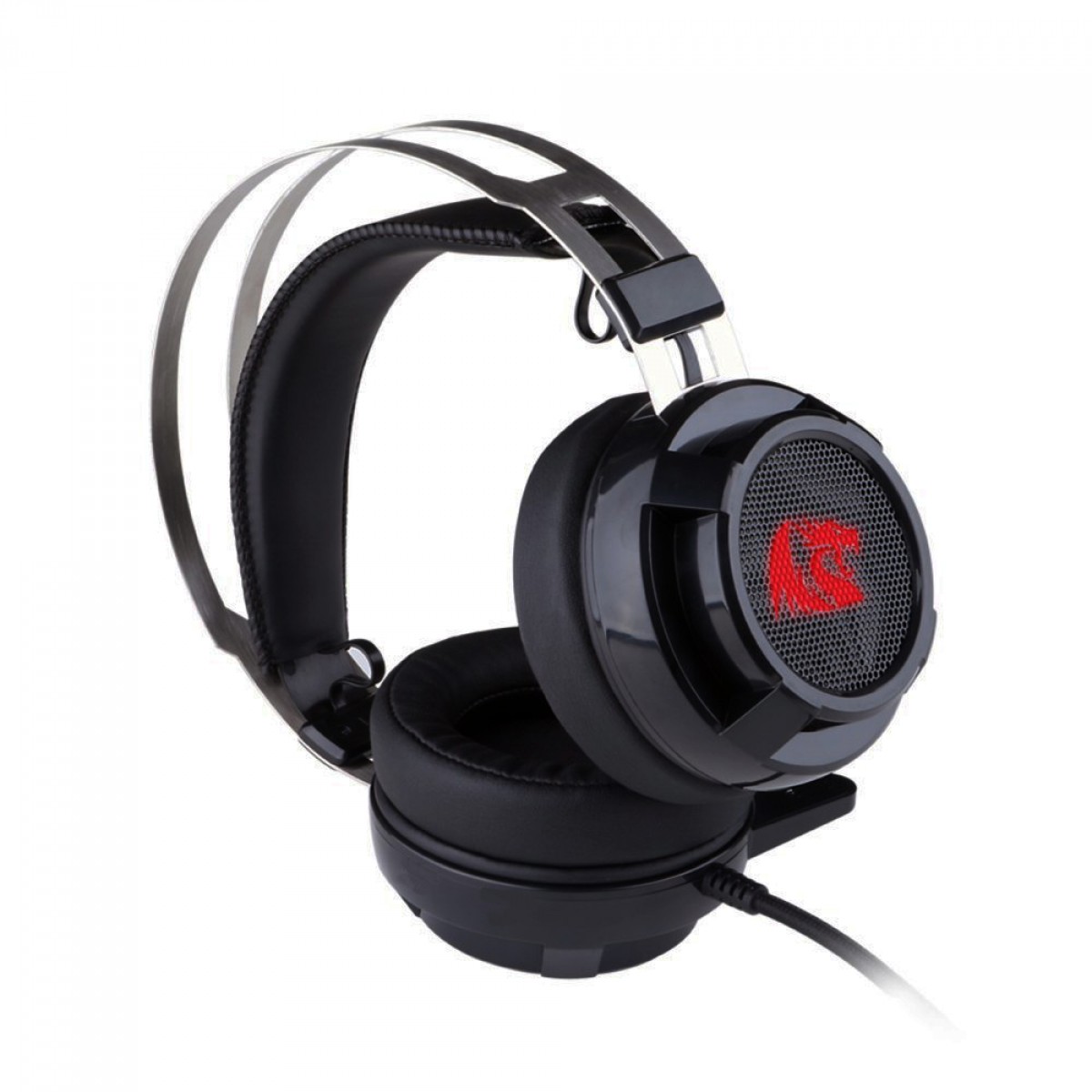 Headset Gamer Redragon Siren 2, USB, 7.1 Surround, Black, H301USB-1