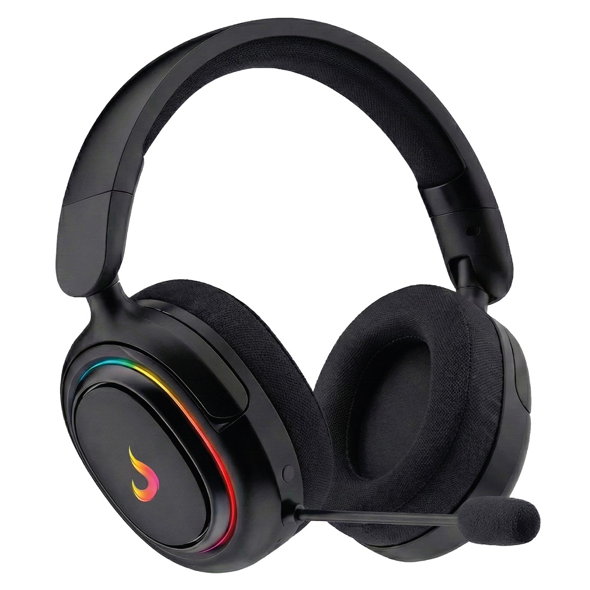 Headset Gamer Rise Mode Nova 01, Drivers de 50mm, Surround 7.1, Microfone Removível, Preto, RM-HS-NV-01-FB