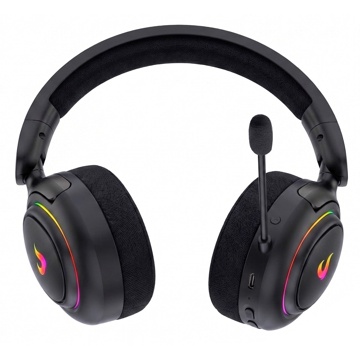 Headset Gamer Rise Mode Nova 01, Drivers de 50mm, Surround 7.1, Microfone Removível, Preto, RM-HS-NV-01-FB