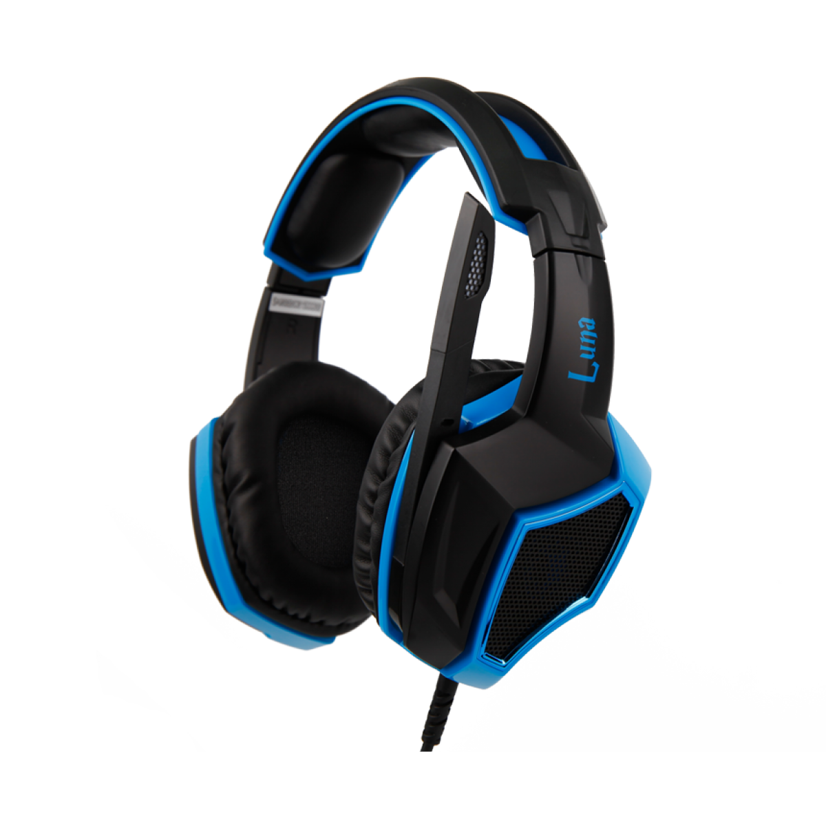 Headset Gamer Sades Sa-968 Luna, 7.1 Surround, Black/Blue, SA-968