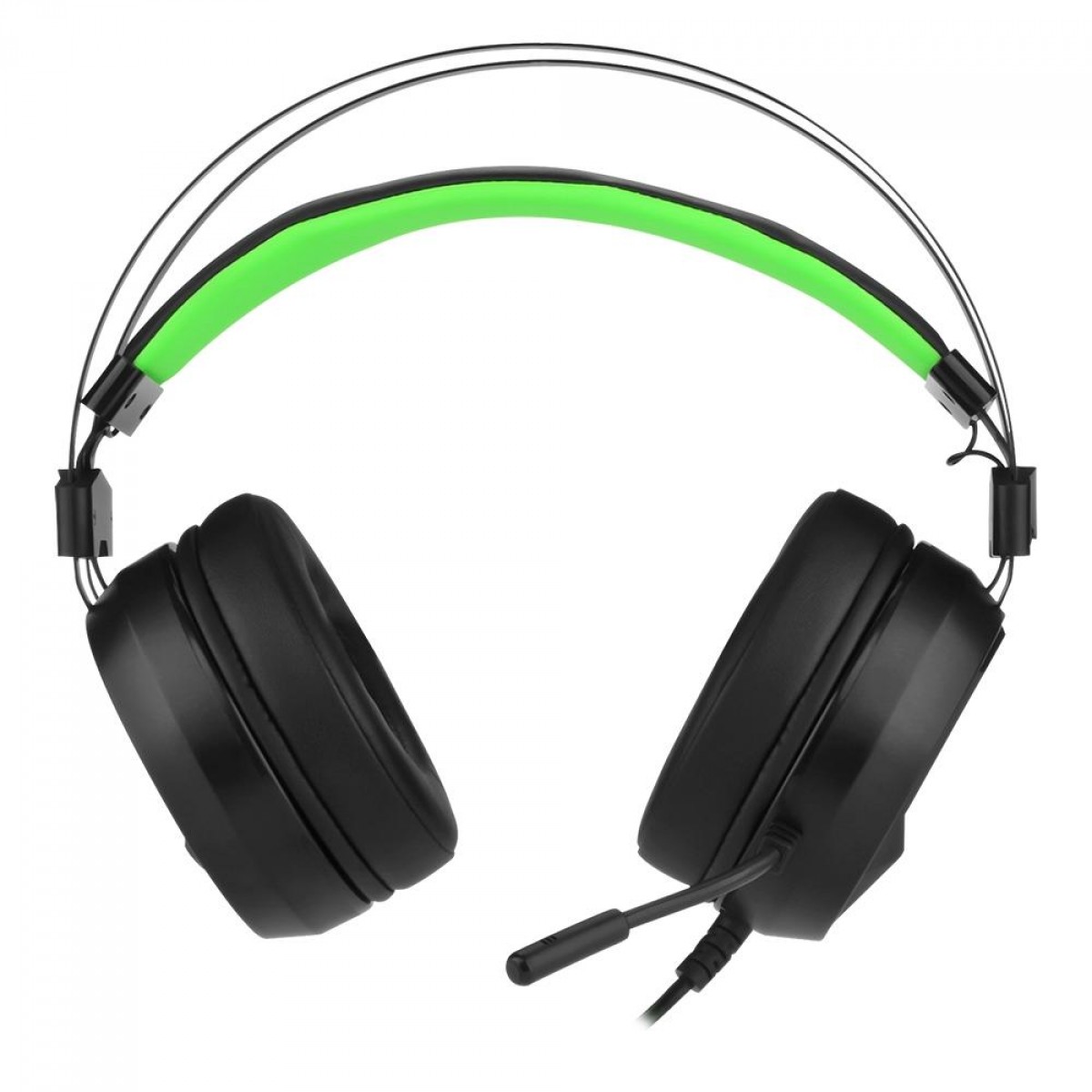 Headset Gamer T-Dagger Athos, USB, Múltiplas Plataformas, LED, Black/Green, T-RGH302