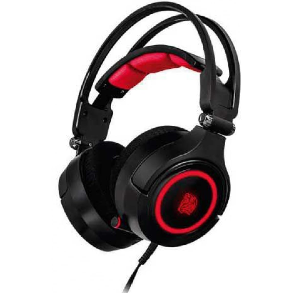 Headset Gamer Thermaltake Cronos Riing, RGB, 7.1, Preto, Ht-cra-diecbk-20