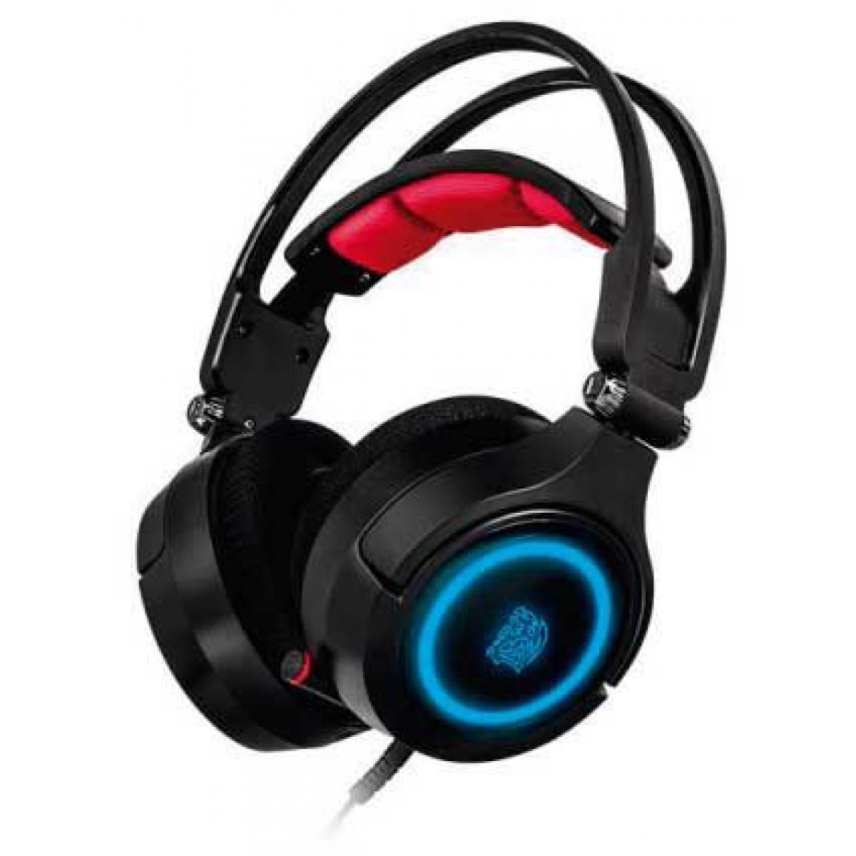 Headset Gamer Thermaltake Cronos Riing, RGB, 7.1, Preto, Ht-cra-diecbk-20