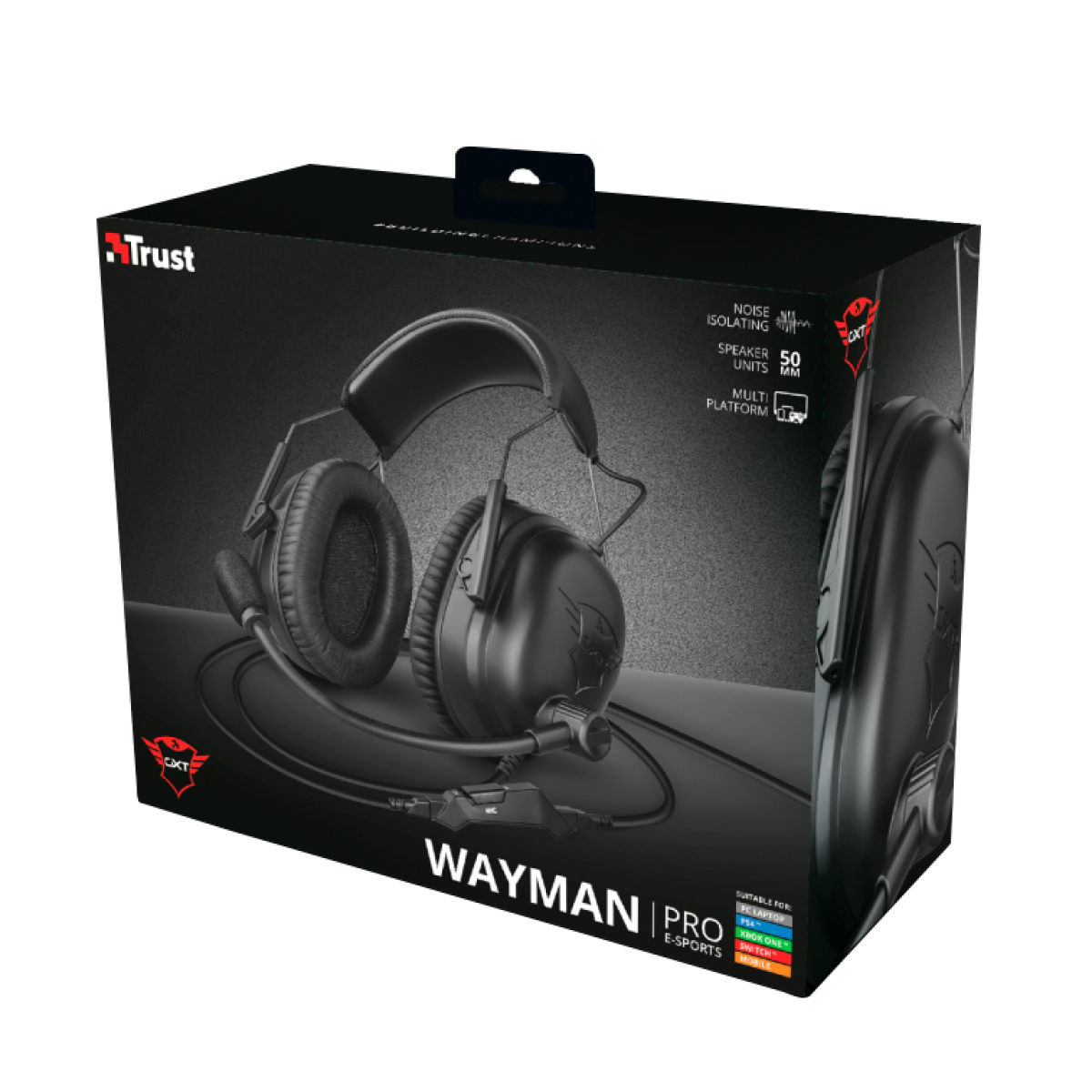 Headset Gamer Trust GXT444 Wayman Pro E-sports, T23248