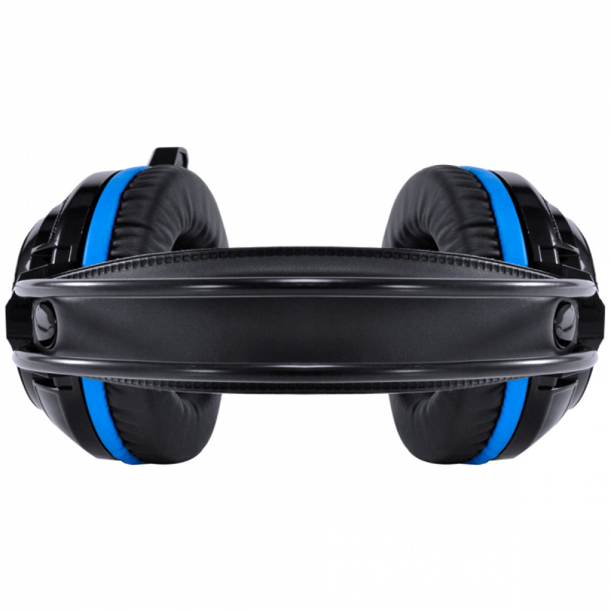 Headset Gamer Vinik Taranis V2, 3,5mm Stereo, Led Azul, Drivers de 40mm, Preto e Azul