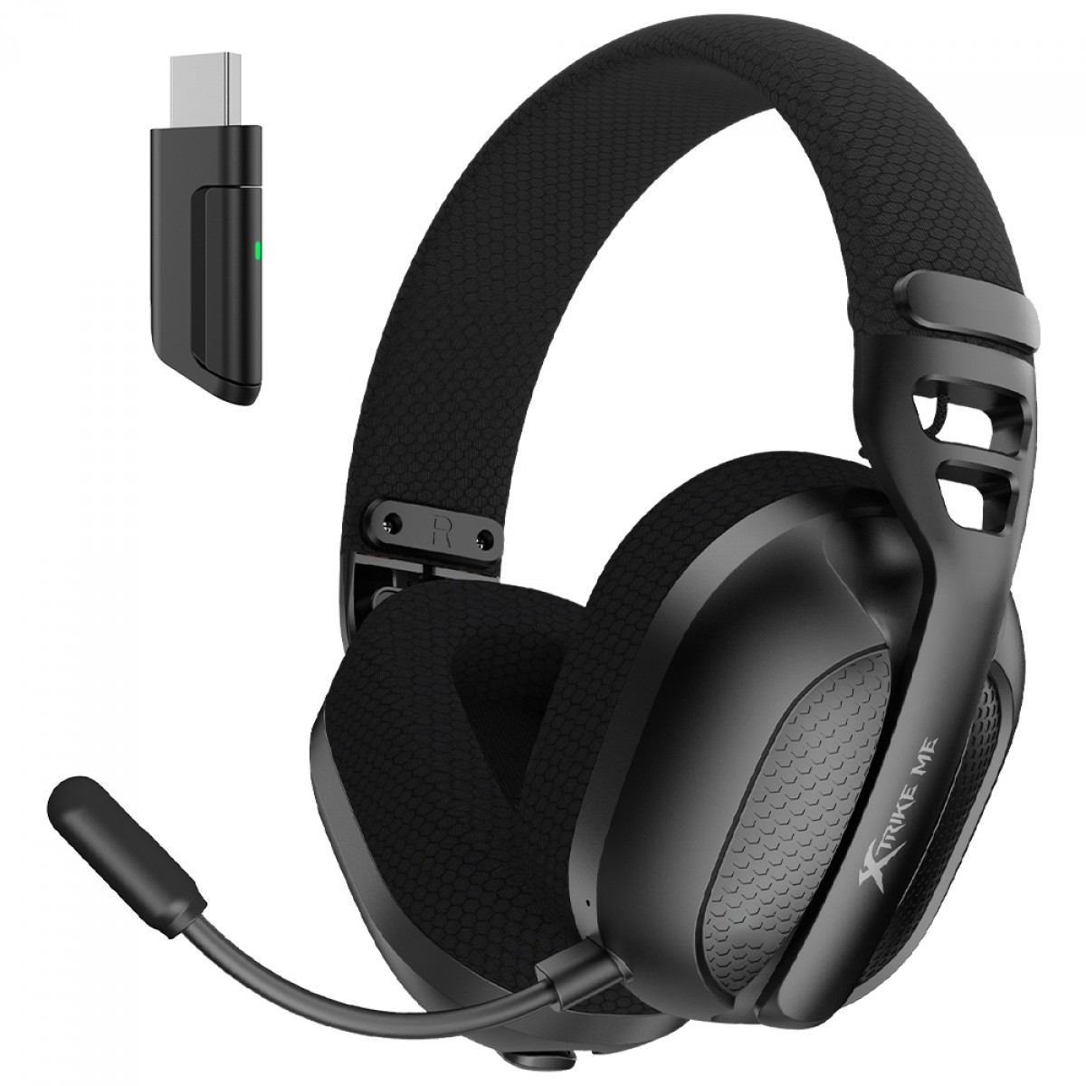 Headset Gamer Xtrike Me GH-513W, Wireless/Bluetooth, Drivers de 40mm, Preto