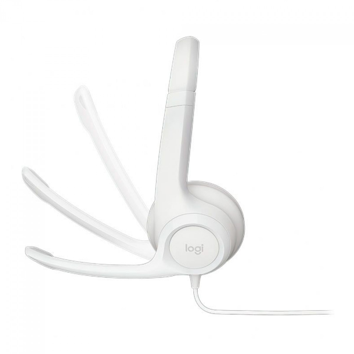 Headset Logitech H390, USB, Branco, 981-001285