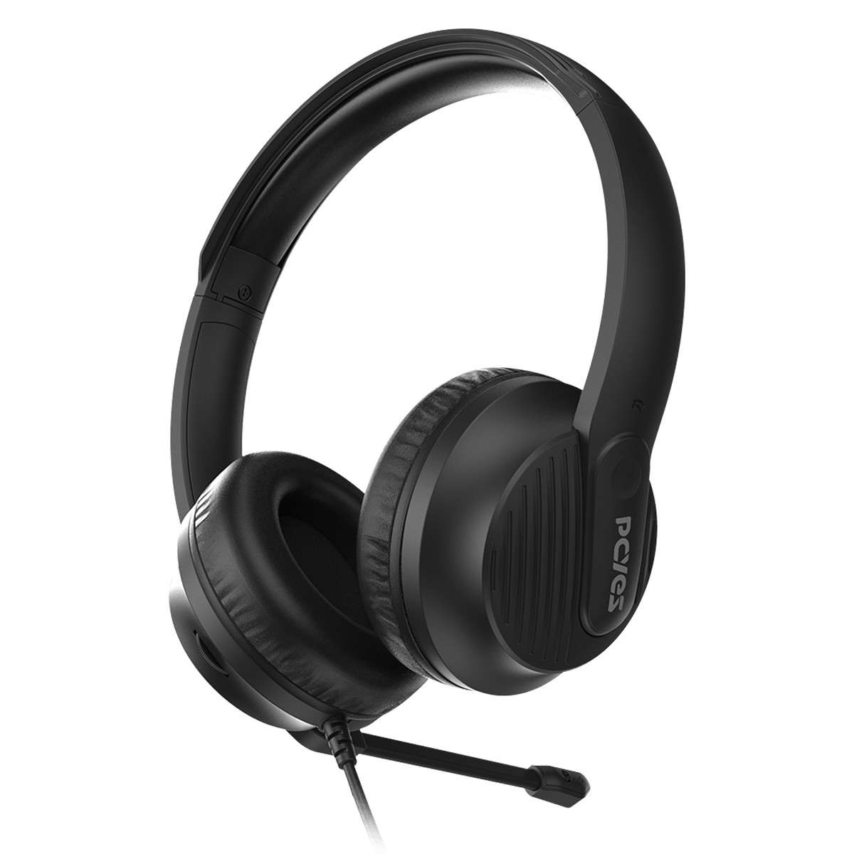 Headset PCYES Comfort, USB, Drivers de 40mm, Preto, CM500