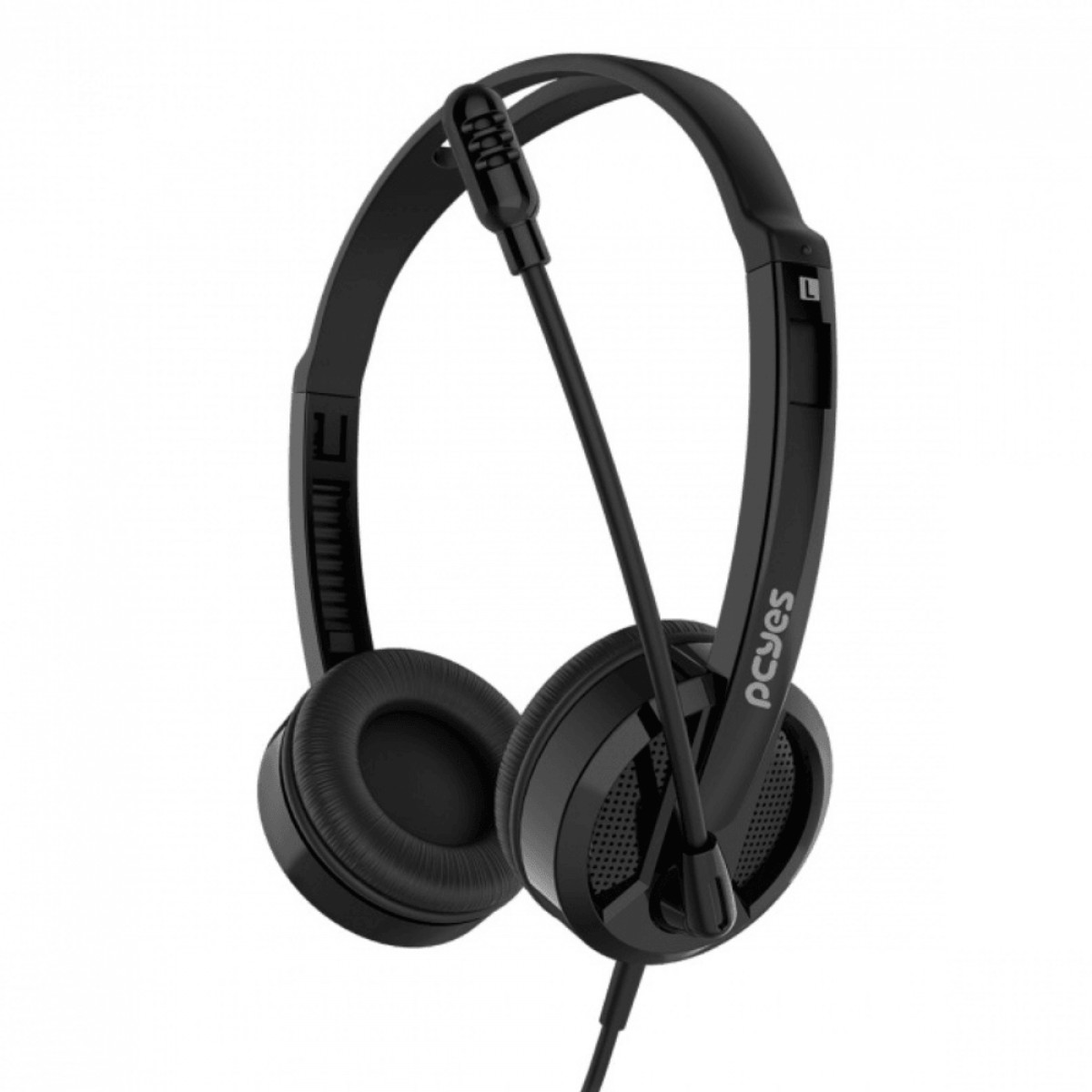 Headset PCYES HB300, Drivers de 30mm, 3.5mm, Black