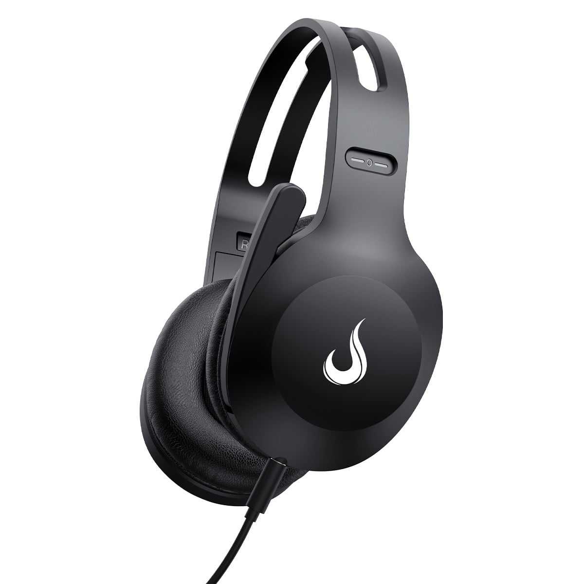 Headset Rise Mode Office 03, Drivers de 40mm, Com Microfone, Preto, RM-HS-OF-03-FB