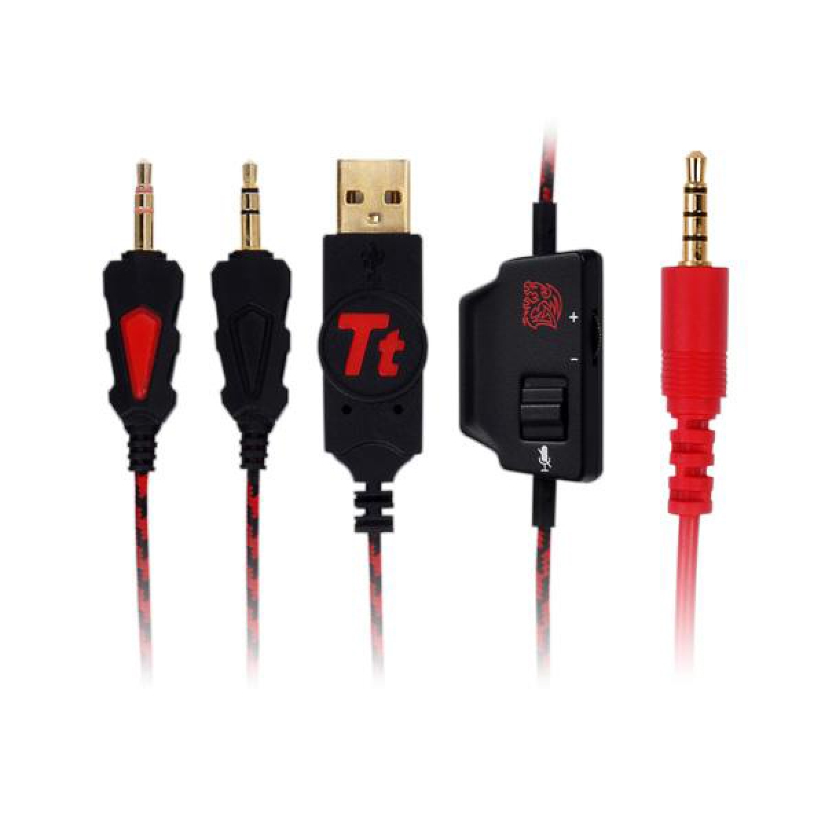 Headset Thermaltake TT Sports Cronos Gaming Black HT-CRO008ECBL