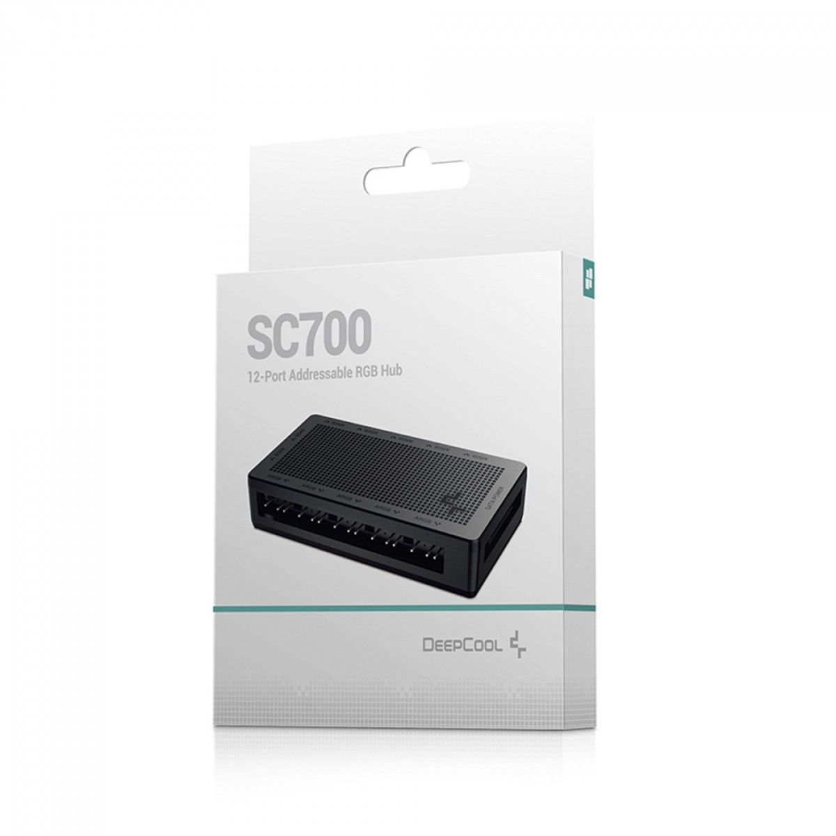 Hub ARGB DeepCool SC700, 12 Portas 5V, Black, R-SC700-BKNSNN-G