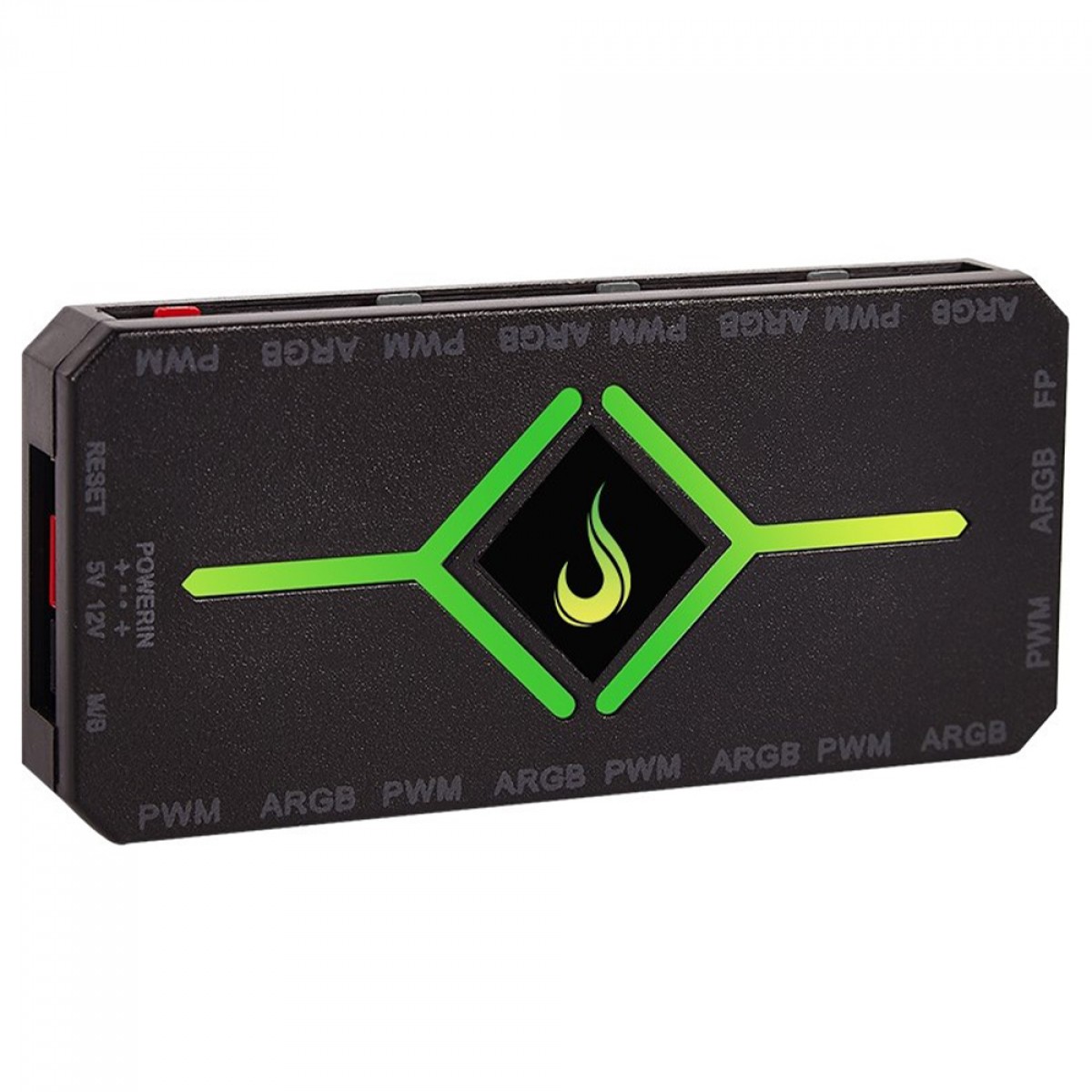 Hub Controladora Rise Mode, ARGB, PWM, 5V/3Pin, Preto, RM-COPW-ARGB