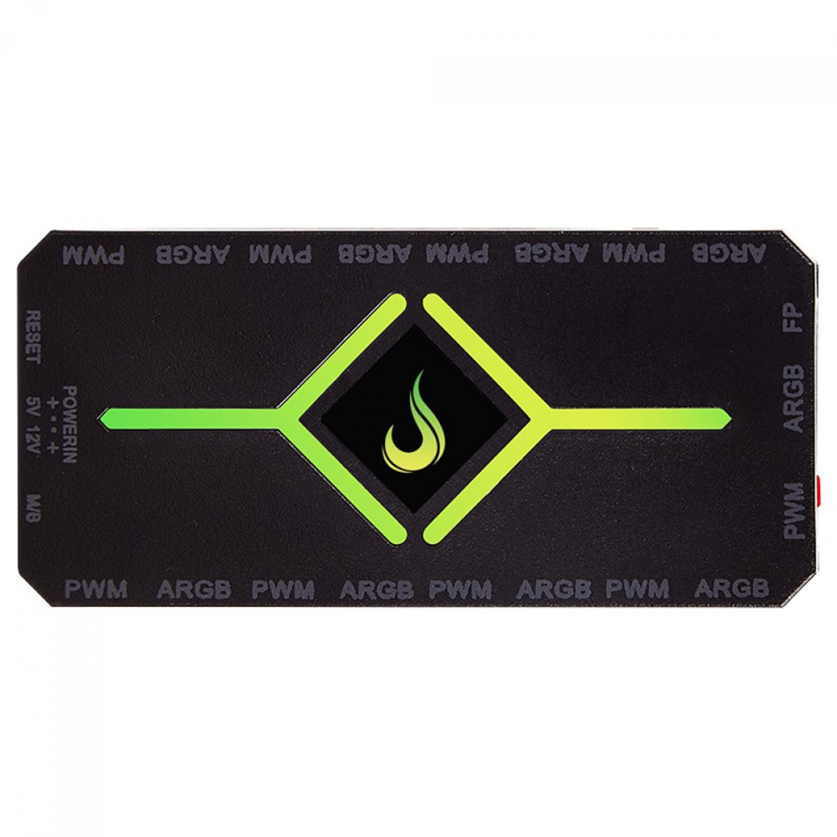 Hub Controladora Rise Mode, ARGB, PWM, 5V/3Pin, Preto, RM-COPW-ARGB