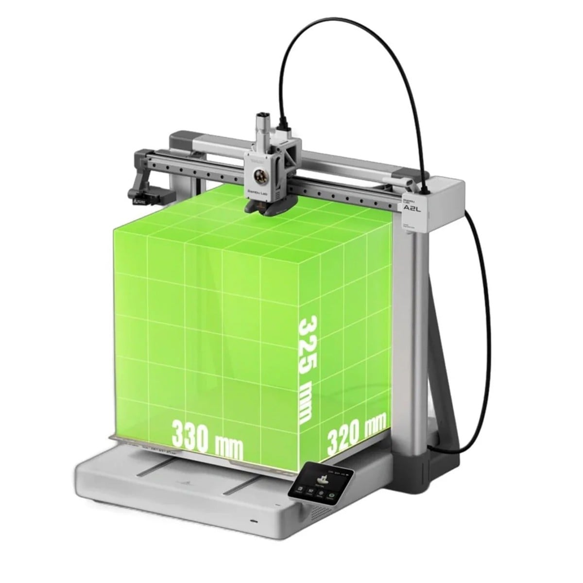 Impressora 3D Bambu Lab A2L + AMS lite (Combo), 110V, Área de Impressão 330x320x325mm, Wi-Fi, PF005-L+SA005-BRALV
