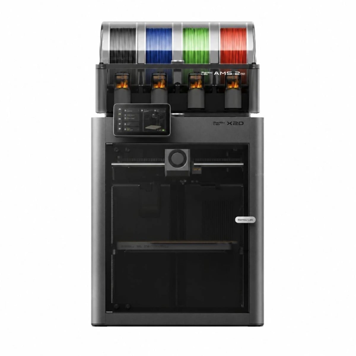 Impressora 3D Bambu Lab X2D 220V + AMS 2 PRO (Combo), Área de Impressão 256x256x260mm, PF004P+SA007EU