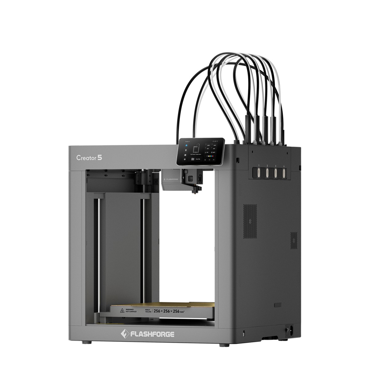Impressora 3D Flashforge Creator 5, 4 Cabeçotes, Bivolt Manual, Multicolorida, Área de Impresão 256x256x256mm, 300mm/s, 10001101001
