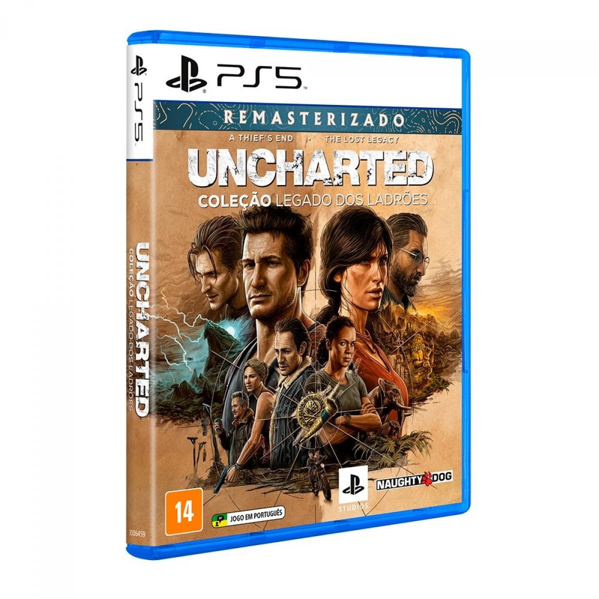 Jogo Uncharted Coleção Legado Dos Ladrões, Remasterizado, PS5