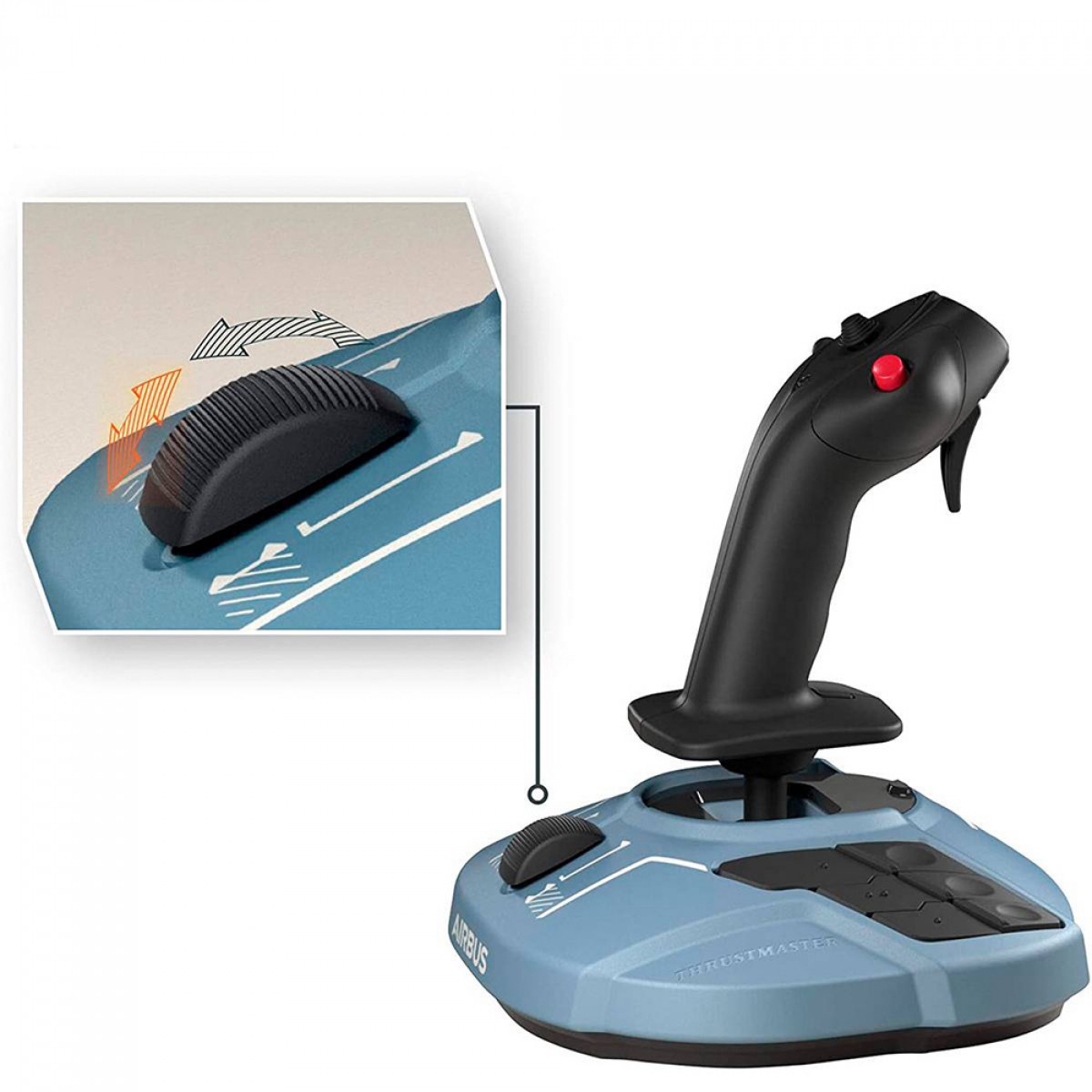 Joystick Thrustmaster TCA SideStick Airbus Edition, Para PC, 2960844