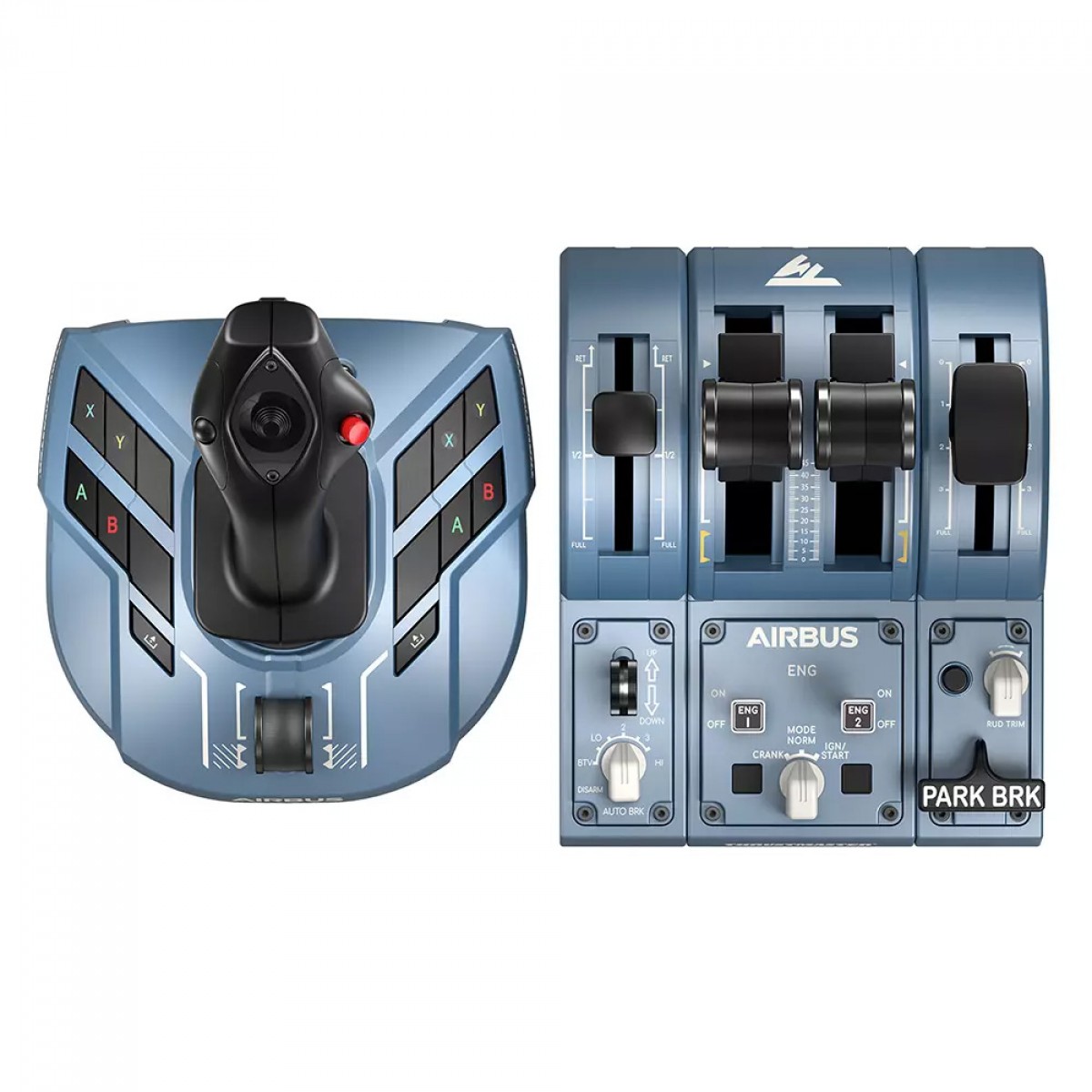 Joystick + Quadrante Thrustmaster TCA Captain Pack X Airbus Edition, Para PC e Xbox, 4460217