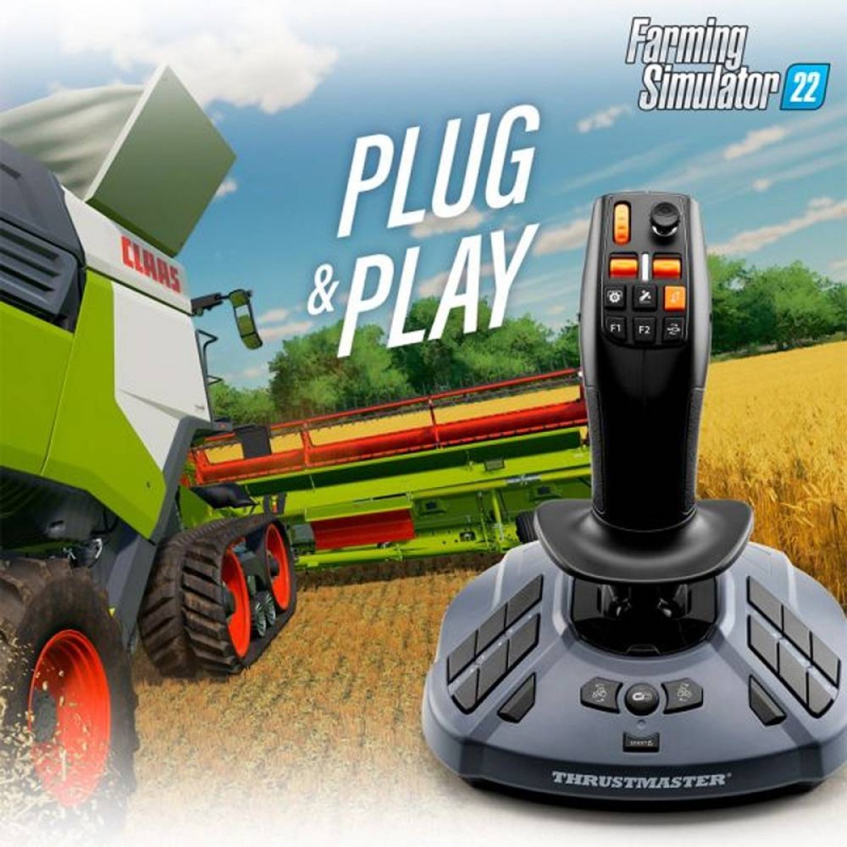 Joystick Thrusmaster SimTask FarmStick P, Para PC e PS5, 4169106