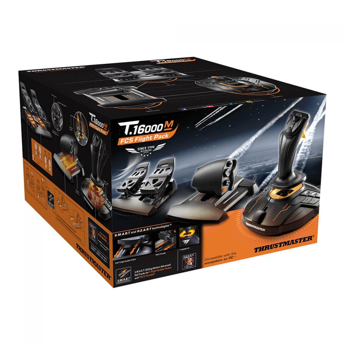 Joystick Thrustmaster T.16000M FCS Flight Pack, Para PC, 2960782