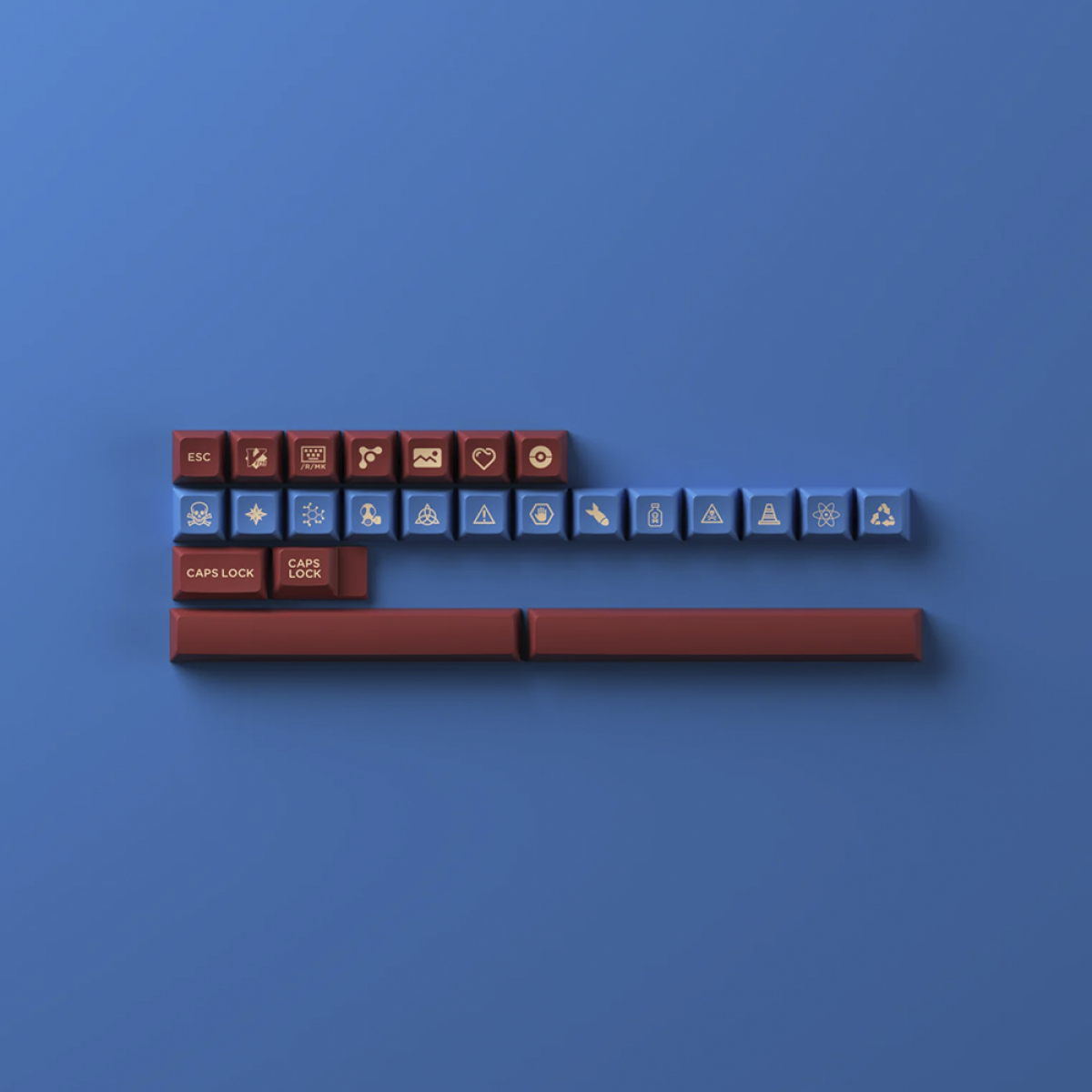 Keycaps Akko Palace Keycap Set Palace, OSA, ANSI, 187 Teclas