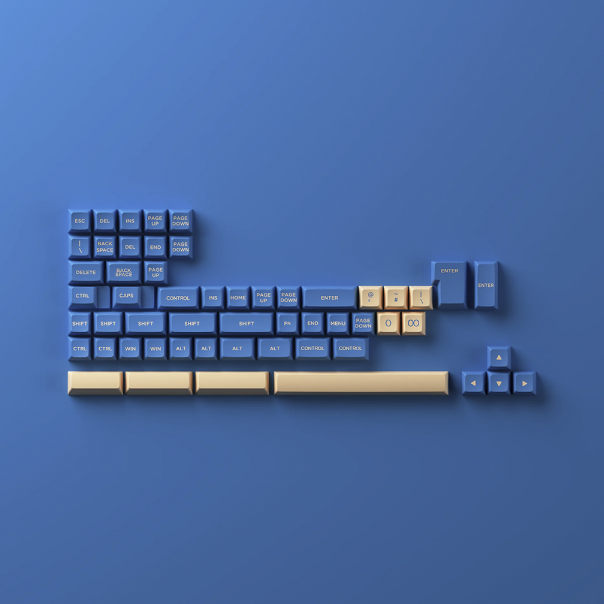 Keycaps Akko Palace Keycap Set Palace, OSA, ANSI, 187 Teclas