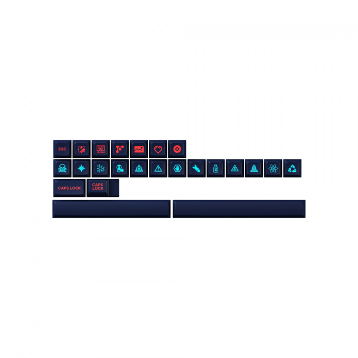 Keycaps Akko Starry Night, OSA, PBT, 185 Teclas