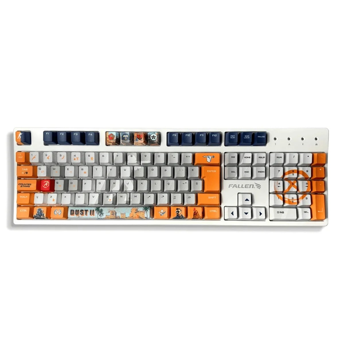 Keycaps Fallen Counter Strike 2 - Dust 2, OEM, PBT, ABNT2, 117 Teclas, KC00041