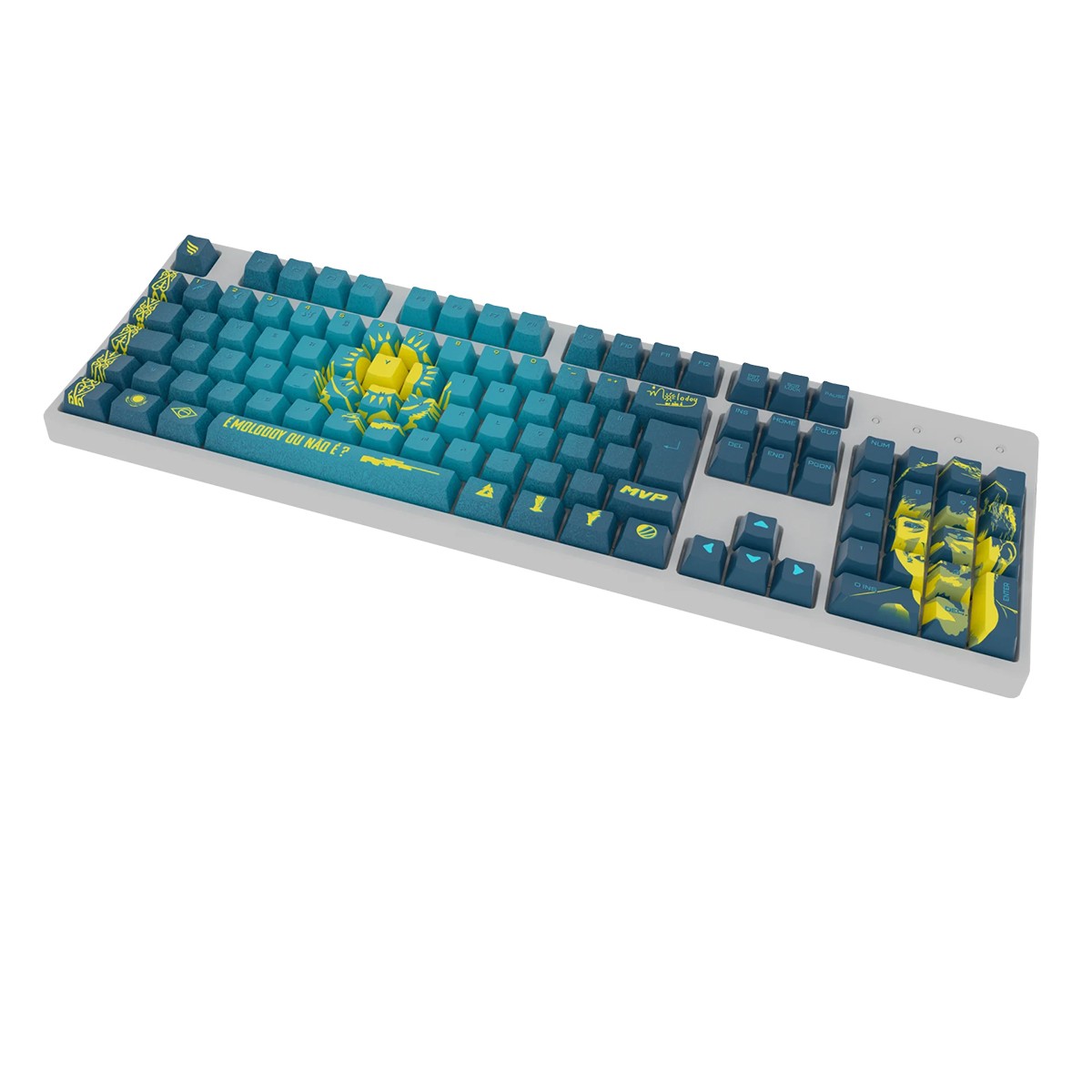 Keycaps Fallen Personalizadas - Molodoy Cazaqui, OEM, PBT, ABNT2, 117 Teclas, KC00046