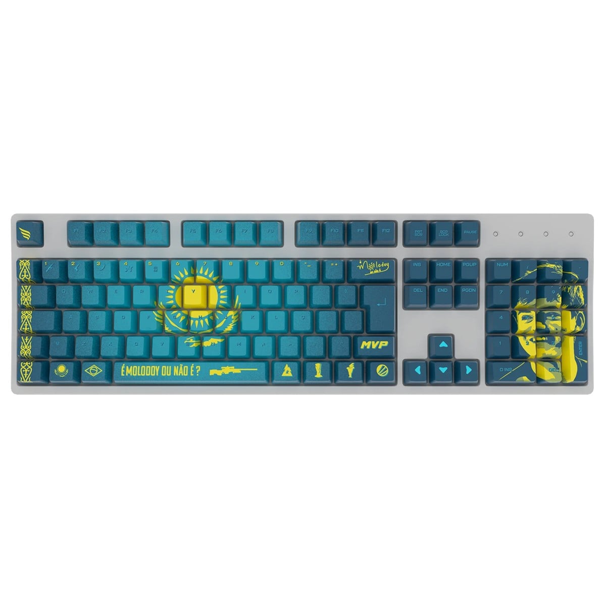 Keycaps Fallen Personalizadas - Molodoy Cazaqui, OEM, PBT, ABNT2, 117 Teclas, KC00046