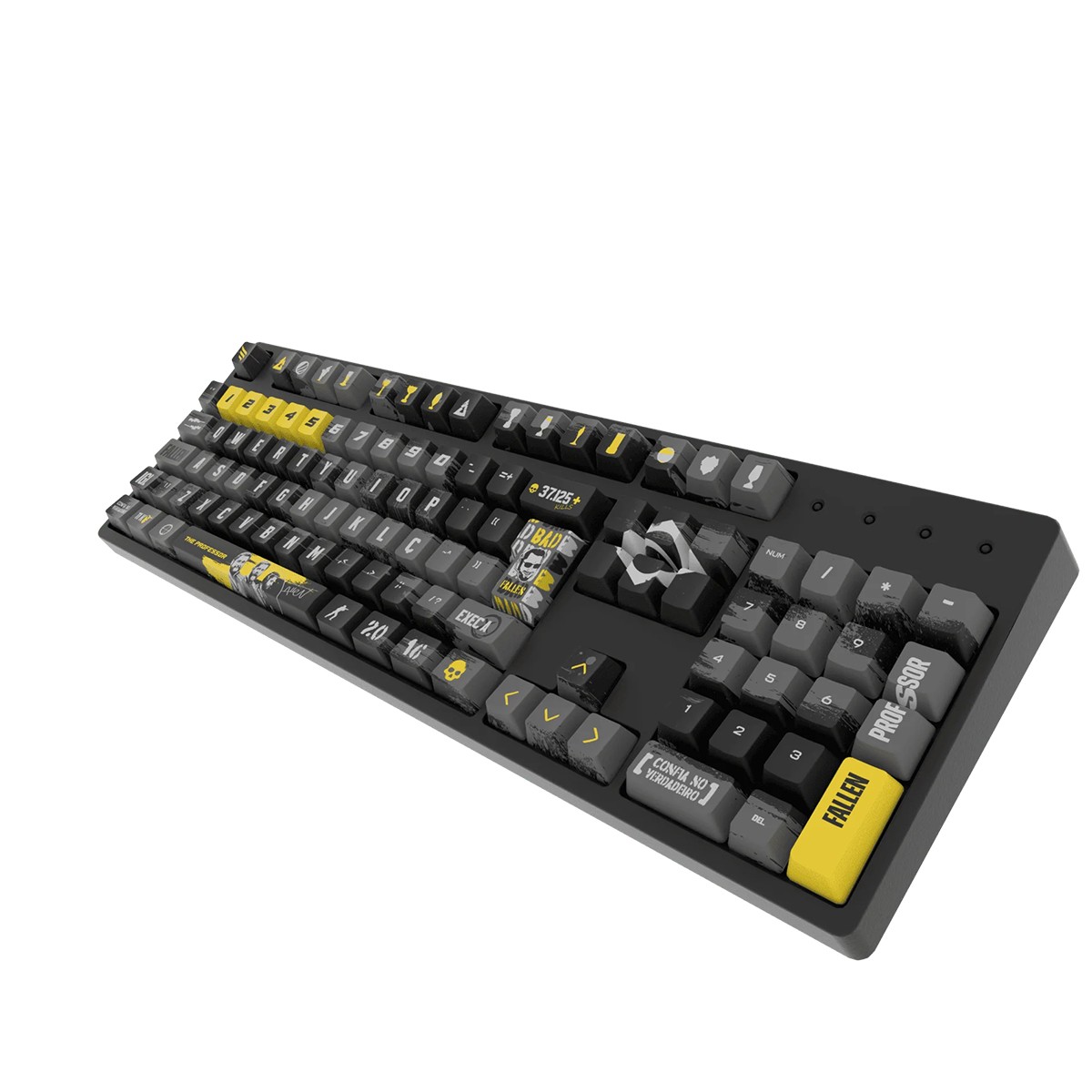 Keycaps Fallen Personalizadas - The Professor, OEM, PBT, ABNT2, 117 Teclas, KC00196