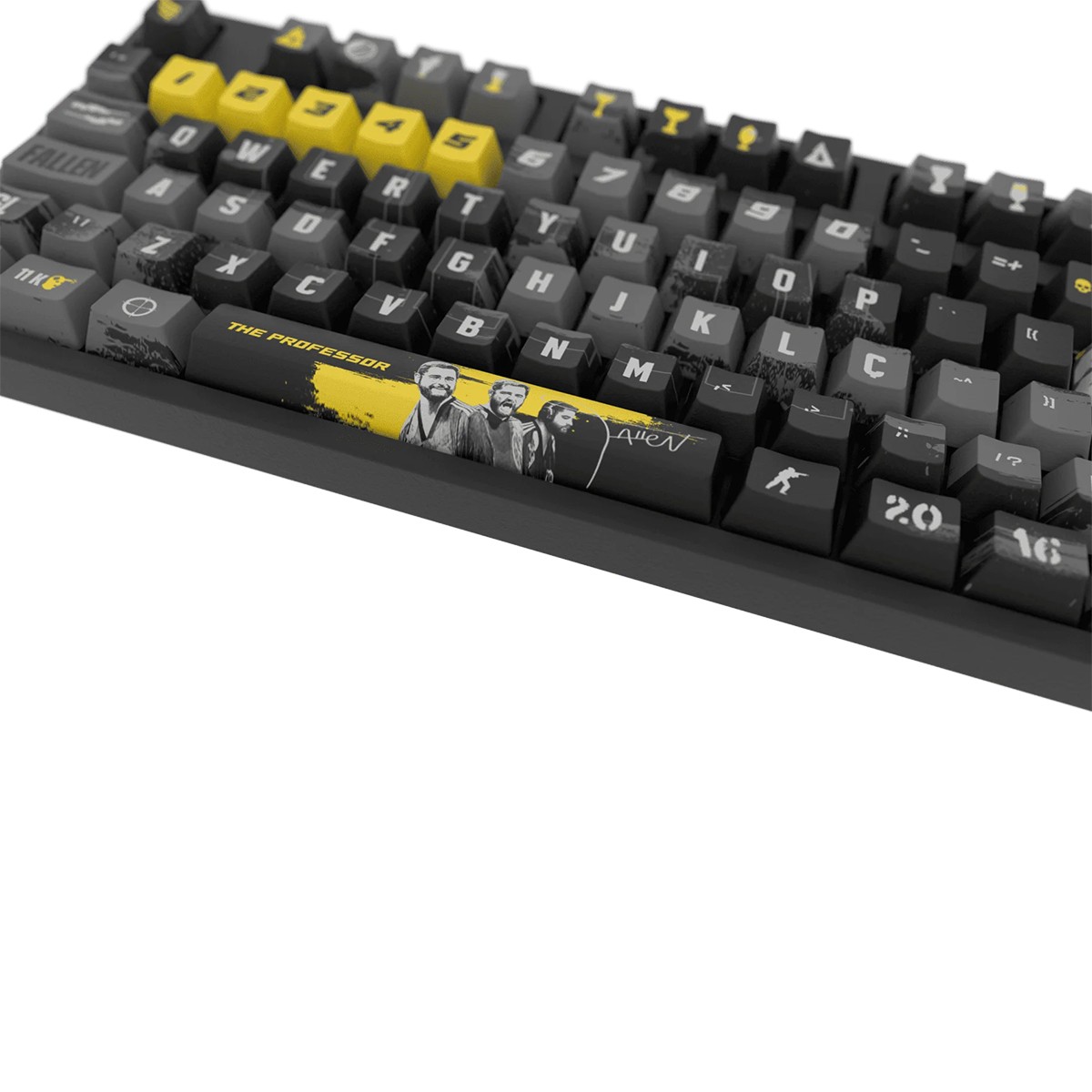Keycaps Fallen Personalizadas - The Professor, OEM, PBT, ABNT2, 117 Teclas, KC00196