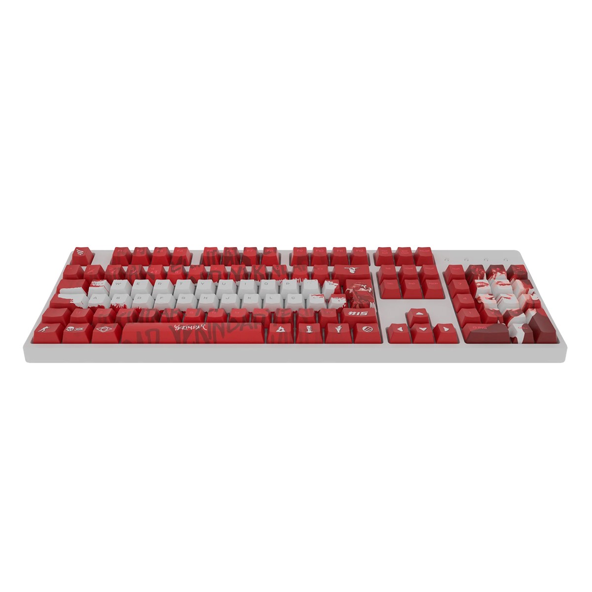 Keycaps Fallen Personalizadas - Yekindar Letão, OEM, PBT, ABNT2, 117 Teclas, KC00191