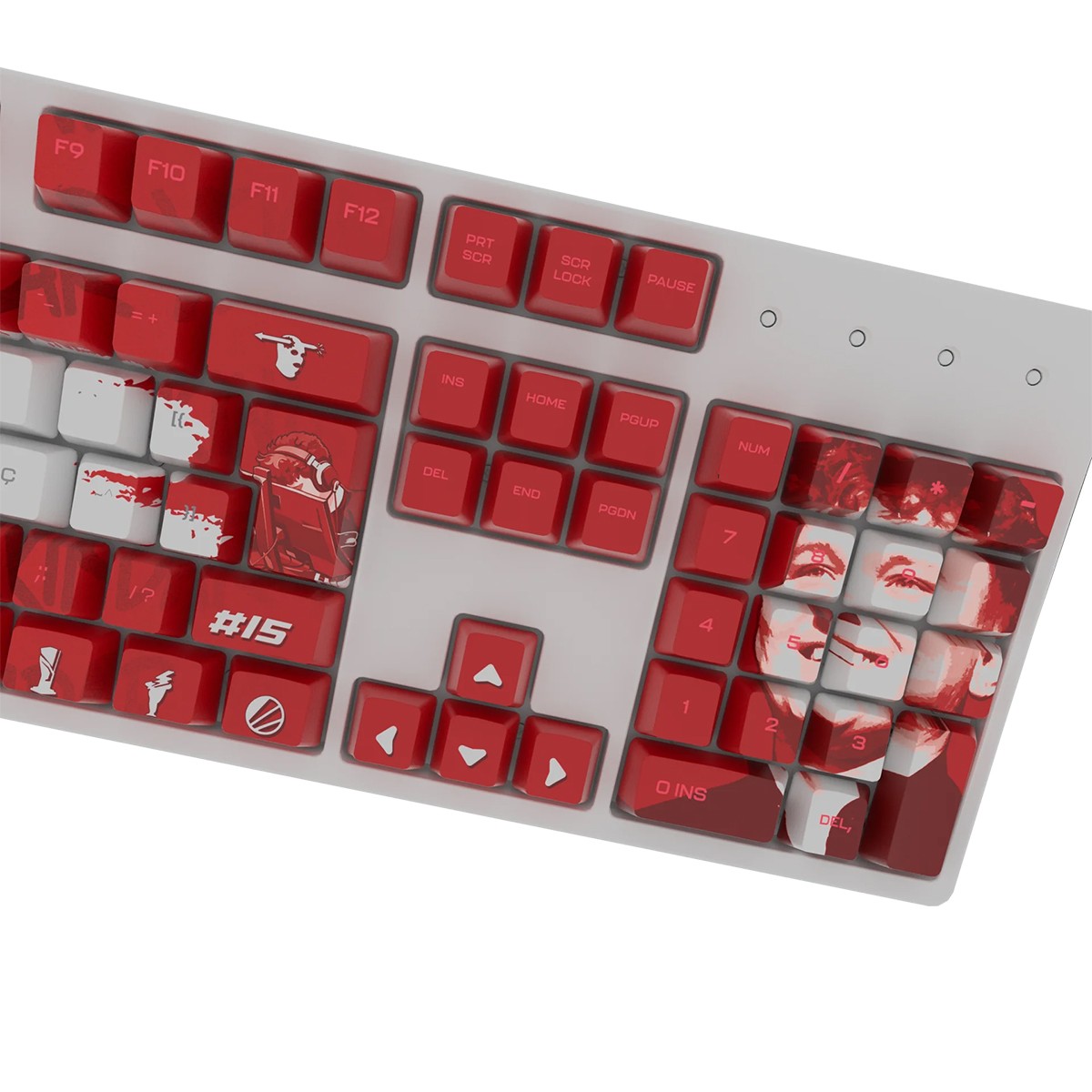 Keycaps Fallen Personalizadas - Yekindar Letão, OEM, PBT, ABNT2, 117 Teclas, KC00191