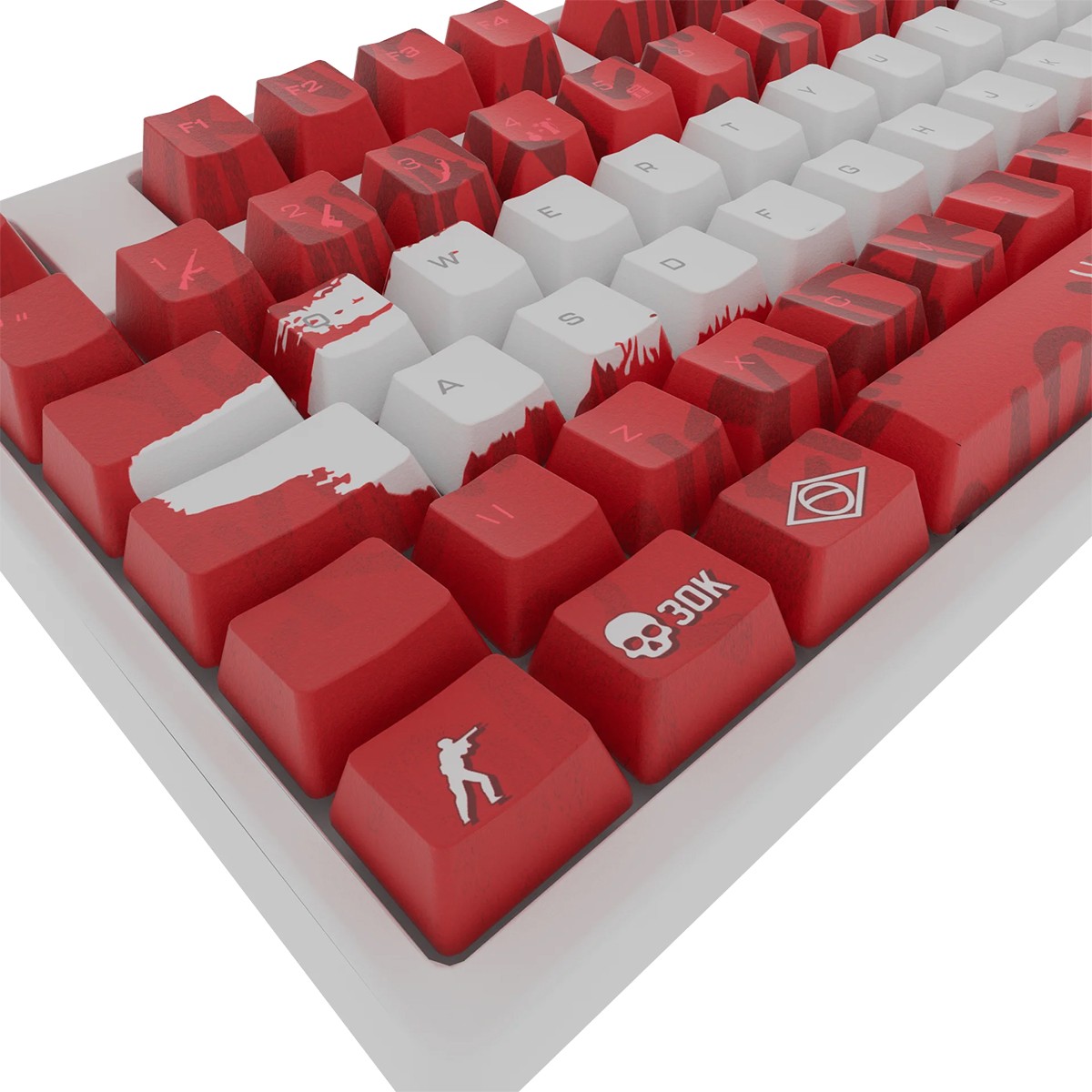 Keycaps Fallen Personalizadas - Yekindar Letão, OEM, PBT, ABNT2, 117 Teclas, KC00191