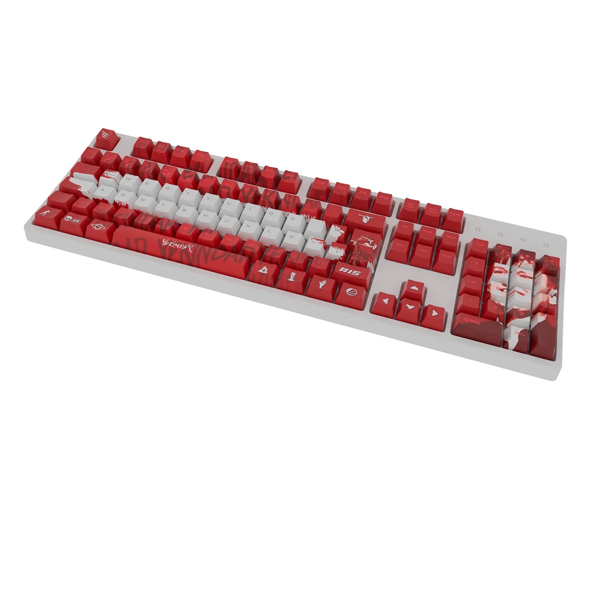 Keycaps Fallen Personalizadas - Yekindar Letão, OEM, PBT, ABNT2, 117 Teclas, KC00191