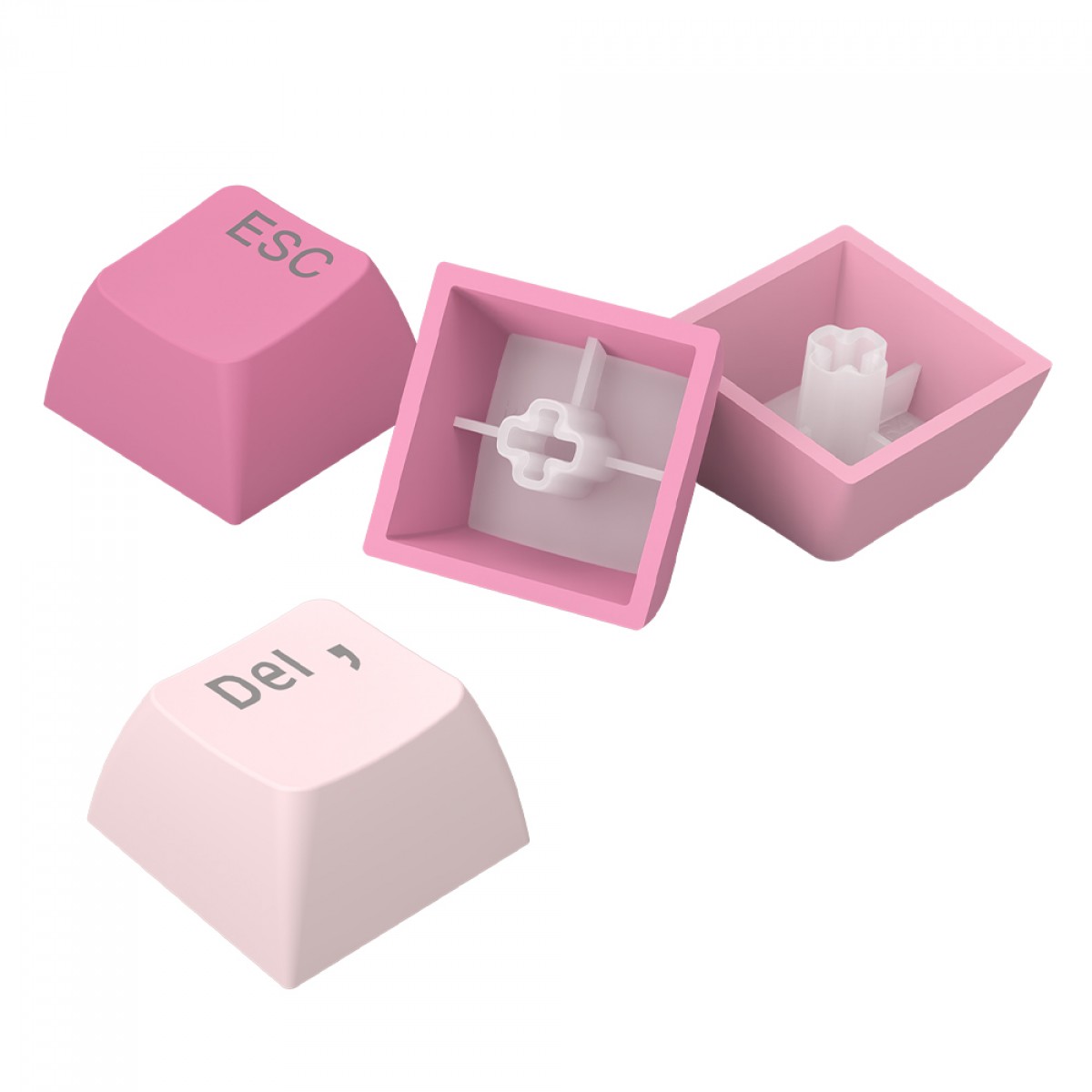 Keycaps Redragon A133 PT, ABNT2, 106 Teclas, Degradê Rosa e Branco