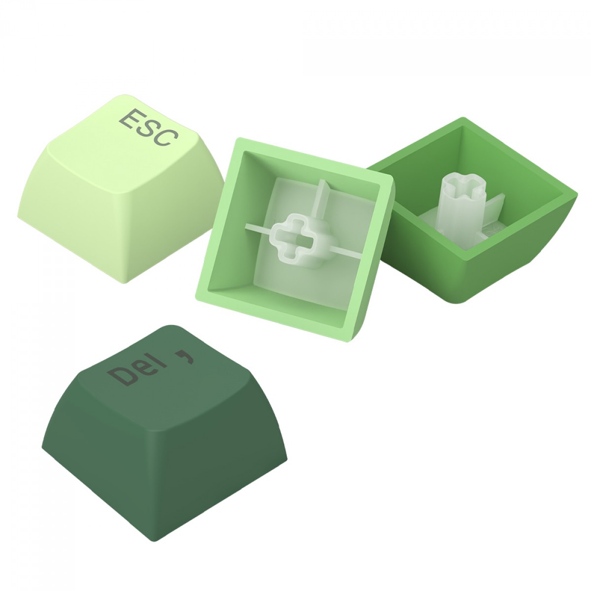 Keycaps Redragon A140 PT, ABNT2, 106 Teclas, Degradê Verde