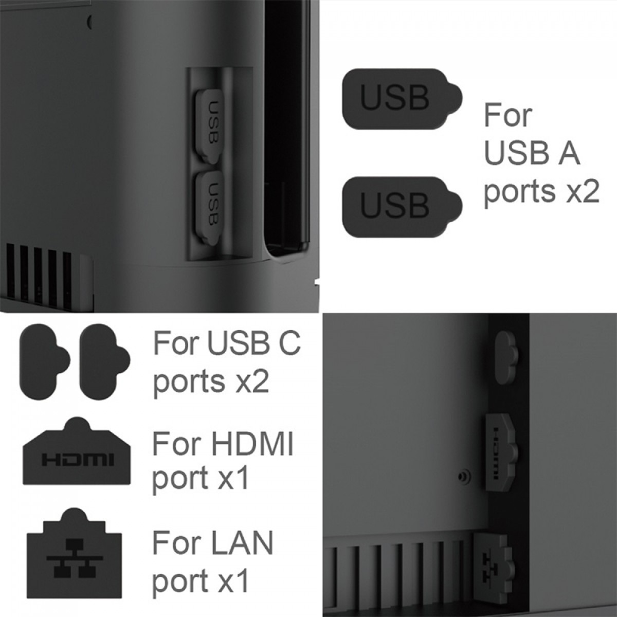 Kit 9 em 1 Ipega Para Nintendo Switch 2, Case + Capa de Silicone + Película + Acessórios, Preto, PG-2194P