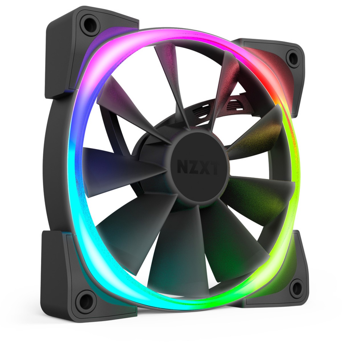 Kit Controlador de Iluminação Led  HUE2 + 2 Fan 140mm Led RGB NZXT, HF-2814C-D1