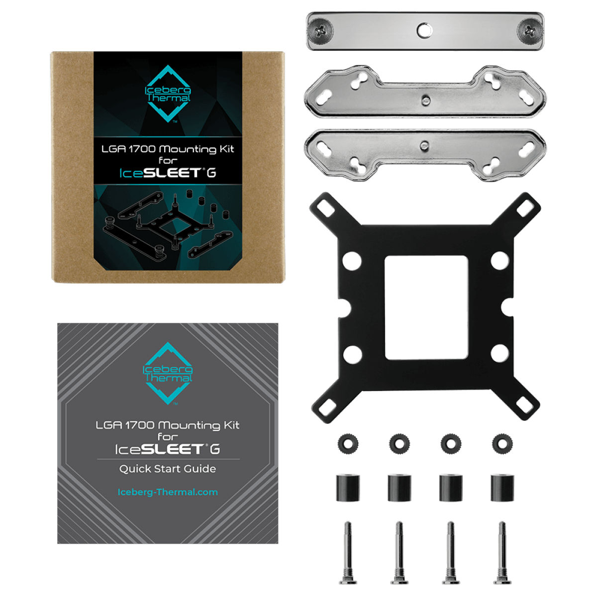 Kit De Montagem LGA 1700 Iceberg Thermal Para IceSLEET G, MOUNT1700G-00A